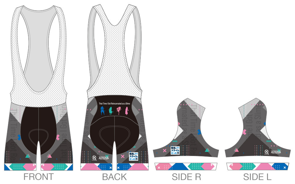 キャラクタースポーツ アウローラ│サイクルウェア商品ページ│『転生