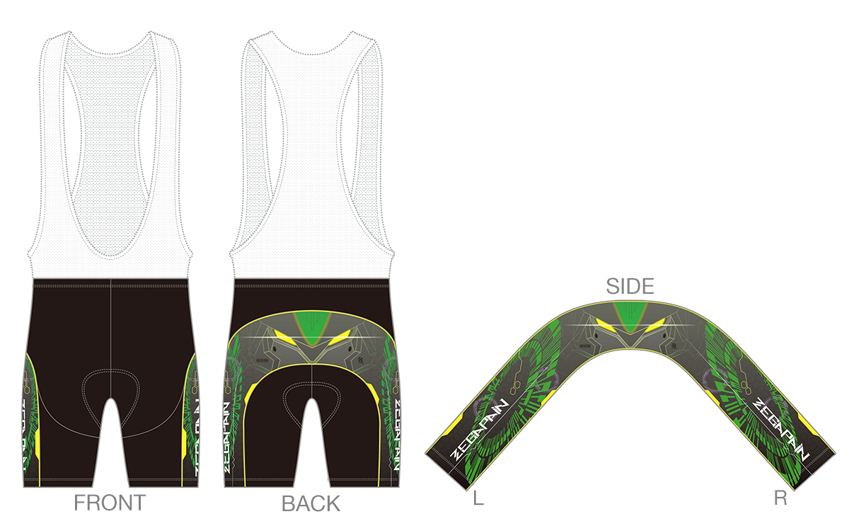 ZEGAPAIN altair XL サイクルジャージ XL
