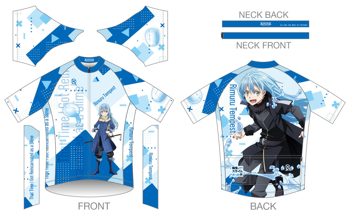 キャラクタースポーツ アウローラ サイクルウェア商品ページ 転生したらスライムだった件 キャラクタースポーツ アウローラ サイクルウェア商品ページ 転生したらスライムだった件